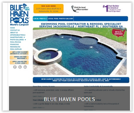 Blue Haven Pools Jacksonville FL